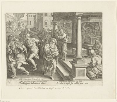 Paul Drives Out Evil Spirits in Ephesus by Philips Galle