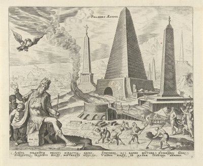 Pyramids of Egypt by Philips Galle