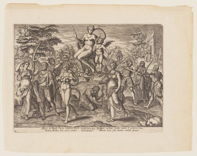 The Power of Woman, from The Four Strongest Powers by Philips Galle
