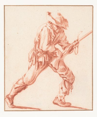 Man Loading a Rifle by Philips Wouwerman (copy after)
