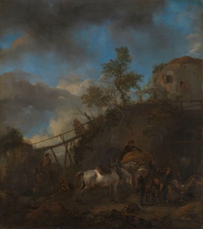 Blacksmith Shoeing a Horse by Philips Wouwerman