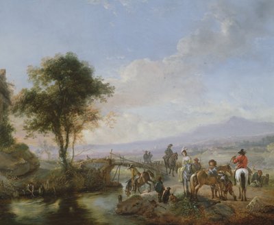 A Hawking Party by Philips Wouwerman