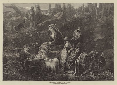A Highland Pastoral, in the Exhibition of the Royal Academy by Phillip Richard Morris