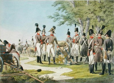 The New Artillery and Equipment of the Imperial Royal Austrian Army after the Napoleonic Wars, c.1820 by Phillip von (after) Stubenrauch
