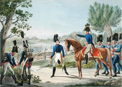 The new Imperial Royal Austrian Pontonniers after the Napoleonic Wars, c.1820 by Phillip von (after) Stubenrauch
