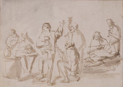 Peasants in a Tavern, c.1662 by Phillips de Koninck
