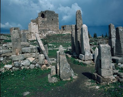 Crusader Fort and Temple of the Obelisks by Phoenician Phoenician
