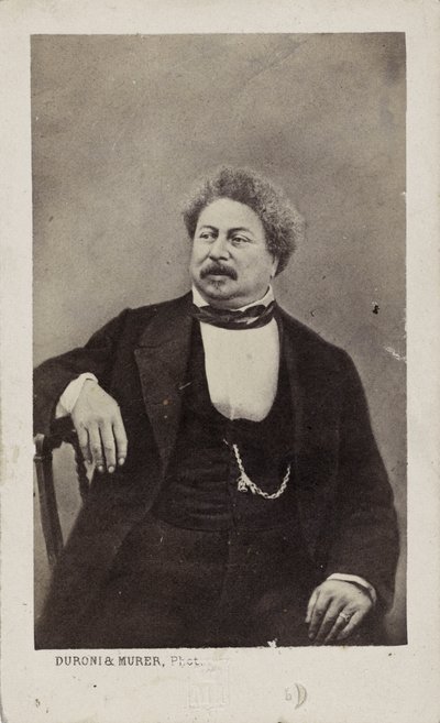 The Author Alexandre Dumas Père by Photo studio Duroni and Murer.
