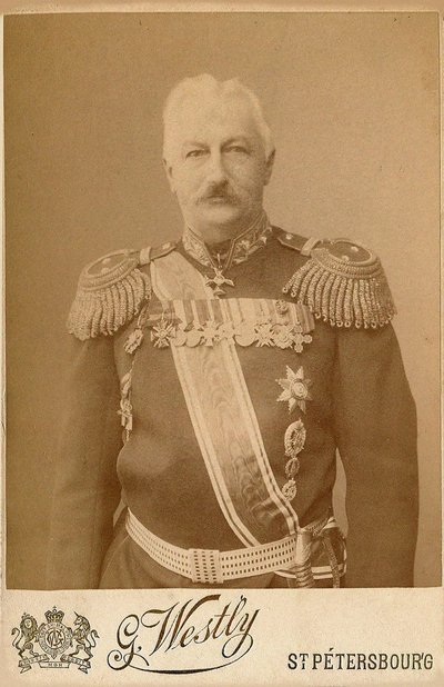 General Konstantin Pavlovich Prezhbyano, 1840-1905 by Photo studio E. Westly and Co.