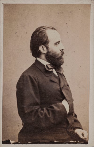 Portrait of the conductor and composer Angelo Mariani 1821-1873 by Photo studio Giulio Rossi and Giovan