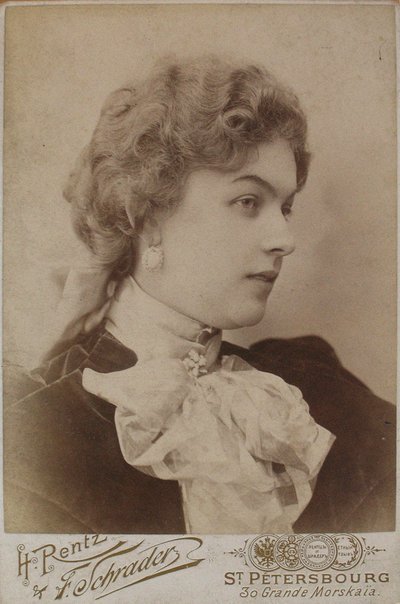 Anastasya Dmitrievna Vyaltseva, Mid 1890s by Photo studio H. Rentz and F.