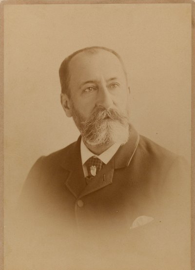 Portrait of the Composer Camille Saint-Saëns by Photo studio J. Lacroix.