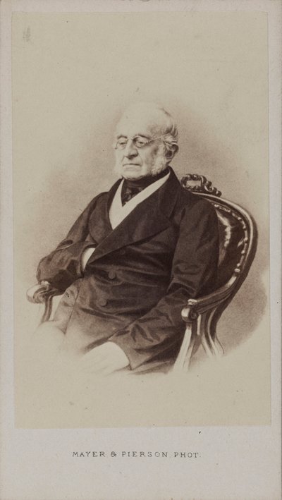Portrait of Count Karl Robert Nesselrode by Photo studio Mayer and Pierson.