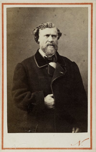 Portrait of Jules Lacroix by Photo studio Nadar.