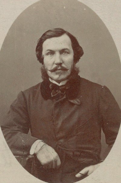 Portrait of pianist and composer Alfred Quidant, 1815-1893 by Photo studio Nadar.