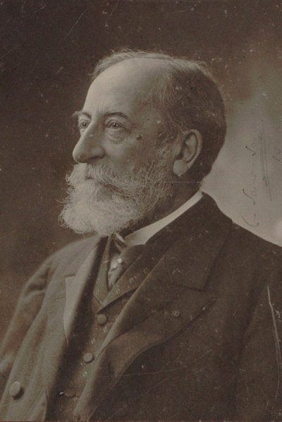 Portrait of the composer Camille Saint-Saëns, 1910 by Photo studio Nadar.