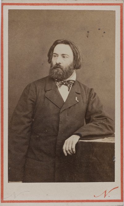 Portrait of the Pianist and Composer Émile Prudent by Photo studio Nadar.