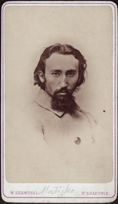 Portrait of Jan Matejko, c. 1880 by Photo studio Waleri Rzewuski.