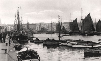 The Barbican, Plymouth, Devon by Photochrom Co Ltd of London