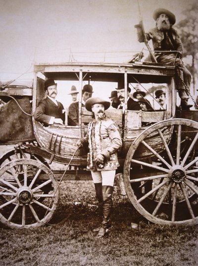 Buffalo Bill Cody and his Deadwood coach by Photographer American