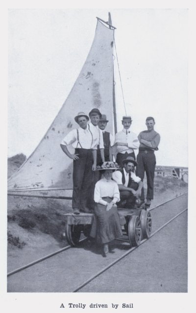 A Trolly driven by Sail by Photographer Australian