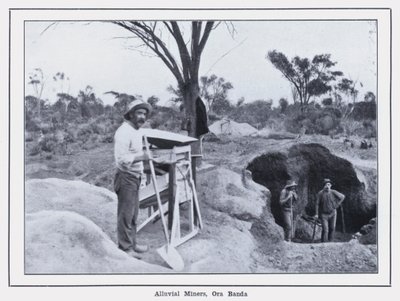 Alluvial Miners, Ora Banda by Photographer Australian