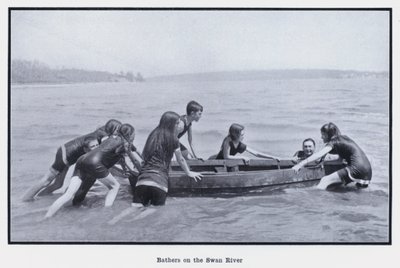 Bathers on the Swan River by Photographer Australian