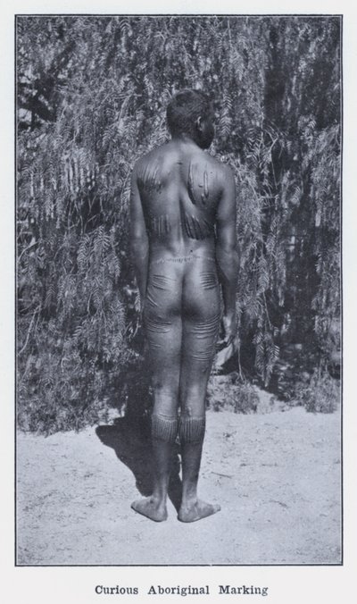 Curious Aboriginal Marking by Photographer Australian