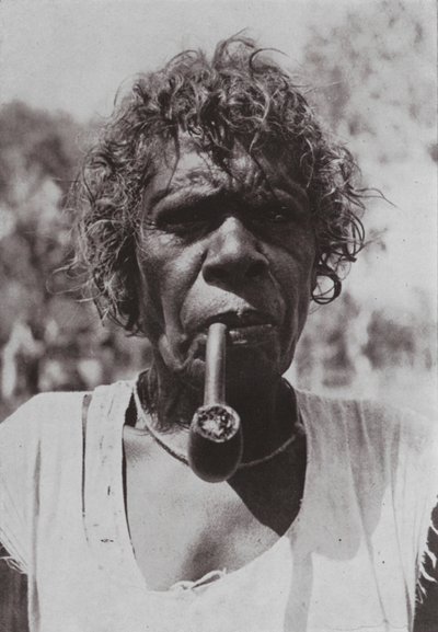 Dusky Lily smokes the Pipe of Peace by Photographer Australian
