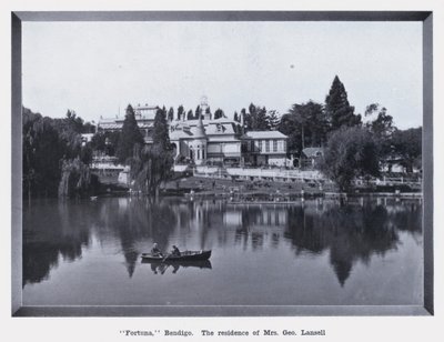 Fortuna, Bendigo, the residence of Mrs George Lansell by Photographer Australian