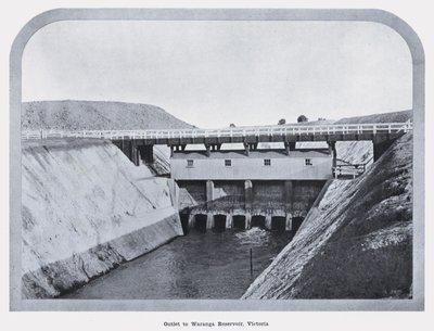Outlet to Waranga Reservoir, Victoria by Photographer Australian