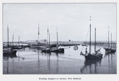Pearling Luggers at Anchor, Port Hedland by Photographer Australian