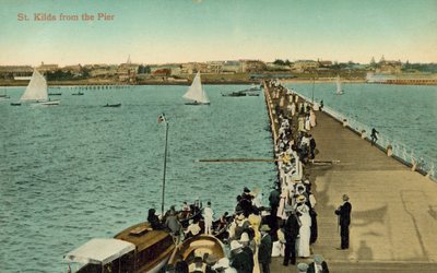 St Kilda from the pier, Melbourne, Victoria, Australia by Photographer Australian