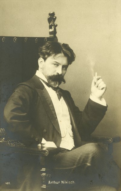 Arthur Nikisch, Hungarian Conductor by Photographer Austrian