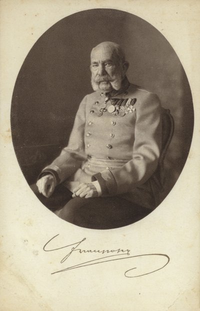 Emperor Franz Joseph I of Austria by Photographer Austrian