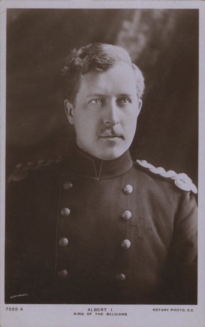 Albert I, King of Belgium by Photographer Belgian