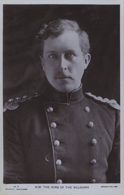 Albert I, King of Belgium by Photographer Belgian