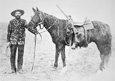 A Metis Scout of the North-West Mounted Police by Photographer Canadian