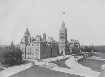 The Central Block, Parliament Buildings, Ottawa by Photographer Canadian