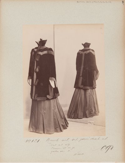 Album Page: House of Worth, Coat by Photographer French