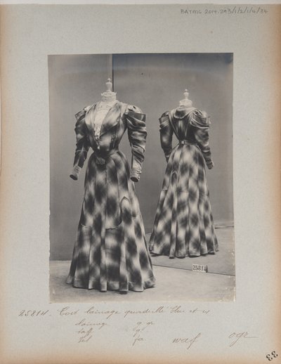 Album Page: House of Worth, Costume by Photographer French