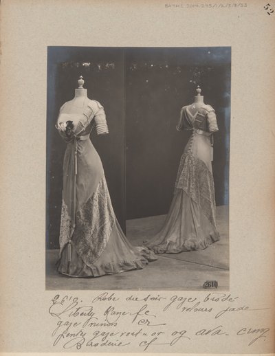 House of Worth, Evening Dress by Photographer French