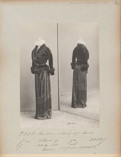 Album Page: House of Worth, Jacket by Photographer French