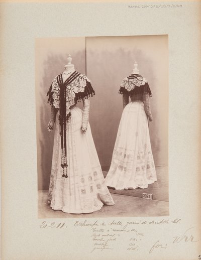 House of Worth, Shoulder Cape by Photographer French