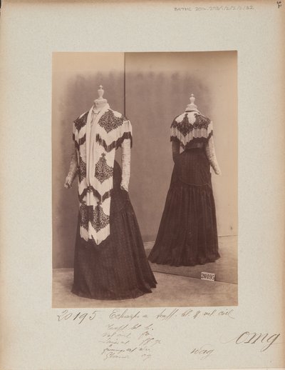 House of Worth, Shoulder Cape by Photographer French