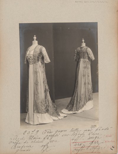 House of Worth, Tea Gown by Photographer French