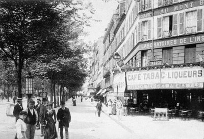 Boulevard de la Villette, Paris, c.1900 by Photographer French