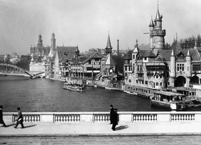 Neo-Gothic Architecture Built for the 1900 World Fair, Paris by Photographer French