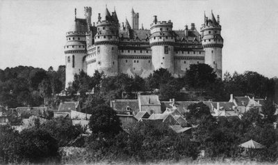 Postcard of the Castle, Pierrefonds, c. 1900 by Photographer French