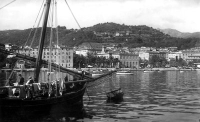 View of Ajaccio Harbour, Corsica, c.1930 by Photographer French